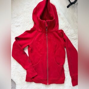 Lululemon Athletica Vibrant Red Hoodie